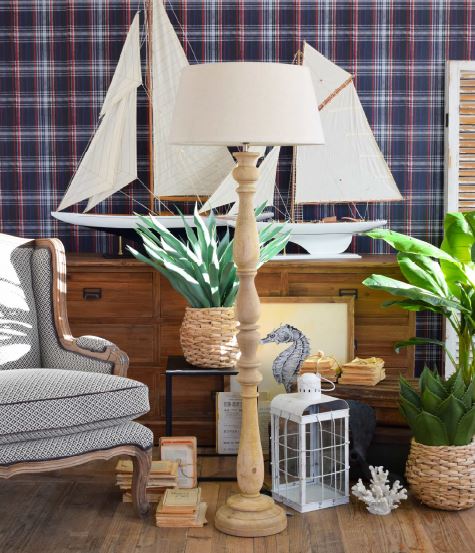 LAMPADA DA TERRA CAP D'ANTIBES - D.CM.50XH.165*