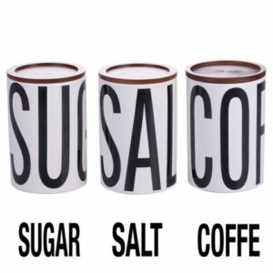 BIGISMORE  WHITE SET 3 BARATTOL