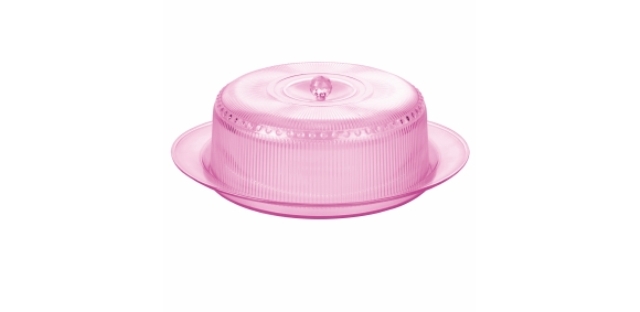 FASHION PORTA TORTA ROSA*