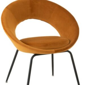 SEDIA ROT MET/TES OCRA (69x59x78cm)