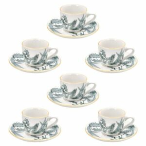 CONF. 6 TAZZE CAFFÈ C/P CC 90  ATOLLO  BLOOM