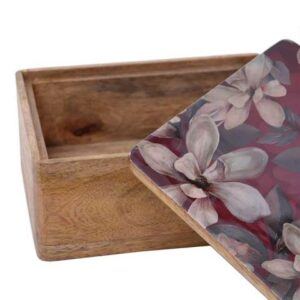 SCATOLA RETTANGOLARE JASMINE CM 25X20X11