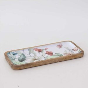 VASSOIO RETTANGOLARE GARDEN THERAPY CM 41X19X2,5