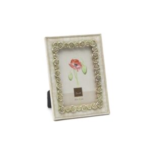 PORTAFOTO FLOWERS CM14X19 VERDE