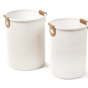 CESTO TONDO COTTON CM 42X55 BIANCO M***