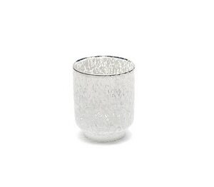 VASO VETRO BLURRY GHIACCIO CM11X14