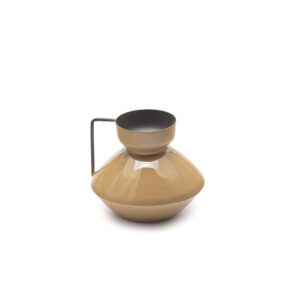 BROCCA METAL SHINY CM25X24X20 OCRA/GRIGIO