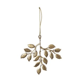 DECORAZIONE METAL VISCHIO CM7X7 ORO