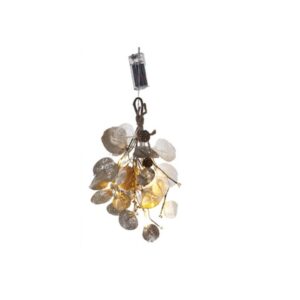 FUORIPORTA EUCALIPTUS C/LUCI LED A BATTERIA CM33 ORO