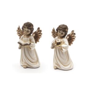 ANGELO RESINA HENRI' CM16X13X25 ASS CREMA/ORO