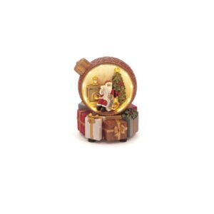 VILLAGGIO IN SFERA RESINA (MUSICALE+LUCI) A BATT CM15X14X16 MULTI