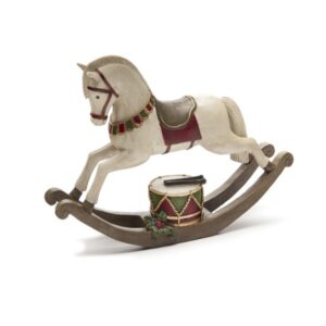 CAVALLO A DONDOLO RESINA CM32X8X25 MULTI