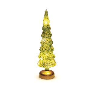 ALBERO VETRO C/LED D10 H40 A BATTERIA  VE