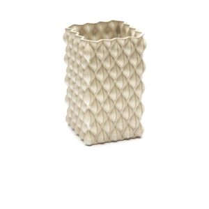 VASO CERAMICA WAVES D16 H25BIANCO