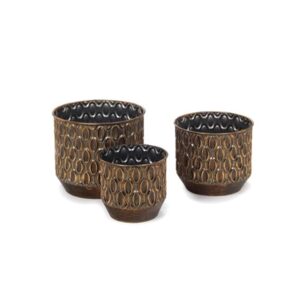 CASPO' METAL BRIDGERTON CM 35X35X30 BRONZO S