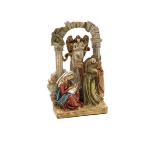 NATIVITA' IN RESINA CM25X12X38 MULTICOLOR