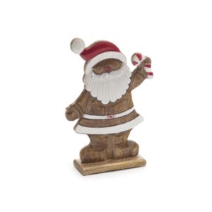 BABBO LEGNO C/CANDY CM 32X21 ROSSO