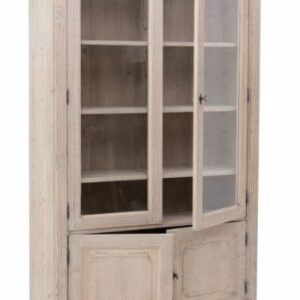 VETRINA LODGE CM 120X37X197 NATURAL FINISH