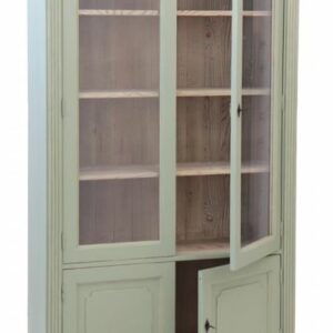 VETRINA LODGE GREEN/ NATURAL CM120X37X197