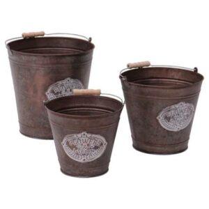 VASO FLOWER GARDEN HANDLE CM 22X22X19,5