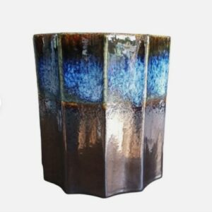 VASO SFACCETTATO CM 21 H CER-AMICA  ENIGMA*