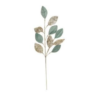 RAMO FOGLIE MAGNOLIA VERDE/ORO CM75
