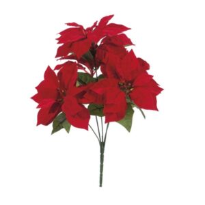 BUSH STELLA DI NATALE X5 CM38 ROSSO