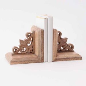 COPPIA FERMALIBRI ARABESQUE CM 30X10X15