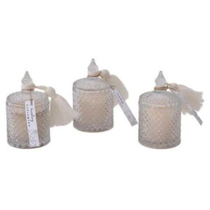 CANDELA FLAME CONTENITORE VETRO 3  FRAGRANZE