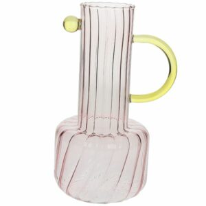 VASO ROSA/GIALLO H:CM24 DEsIGN ART