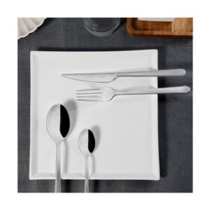 SET POSATE OTTAGONALE INOX C/FINES. 24PZ M