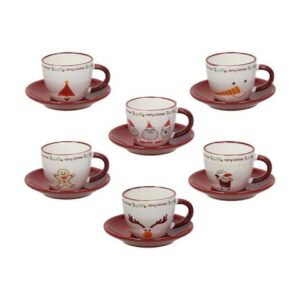 CONF. 6 TZ CAFFE C/P  MILK&COFFE XMAS MILK***