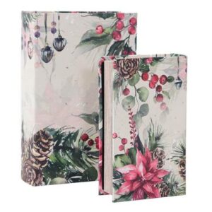 SCATOLA LIBRO NOEL CM 21X5X13