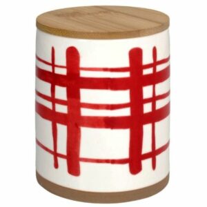 BAR.CFE' 650CC C/C CHECK ROSSO NEW MILK&C SPOTTY CHECK ROSSO