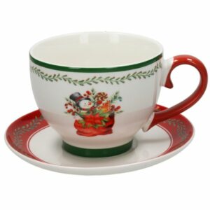 T.ZA COLAZ. CC570 CP SNOWMAN   NEW MILK&C CHRISTMAS TIME