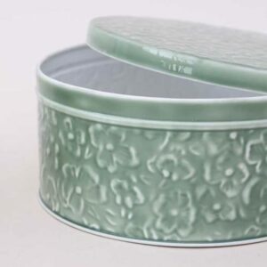 SCATOLA TONDA COLONY CM 25X25X11 VERDE